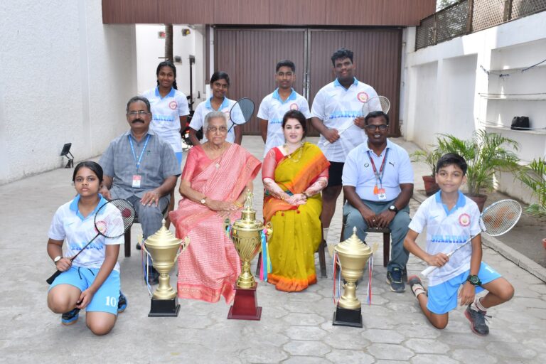 Winners of Zonal & District Badminton Team